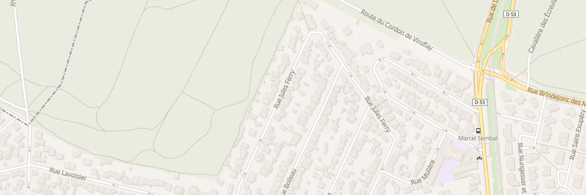 Plan du 73 Rue Jules Ferry à Vélizy-Villacoublay