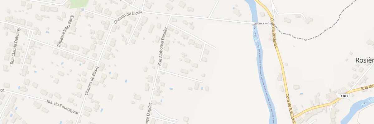 Plan du 20 Rue du Canotage à Carmaux