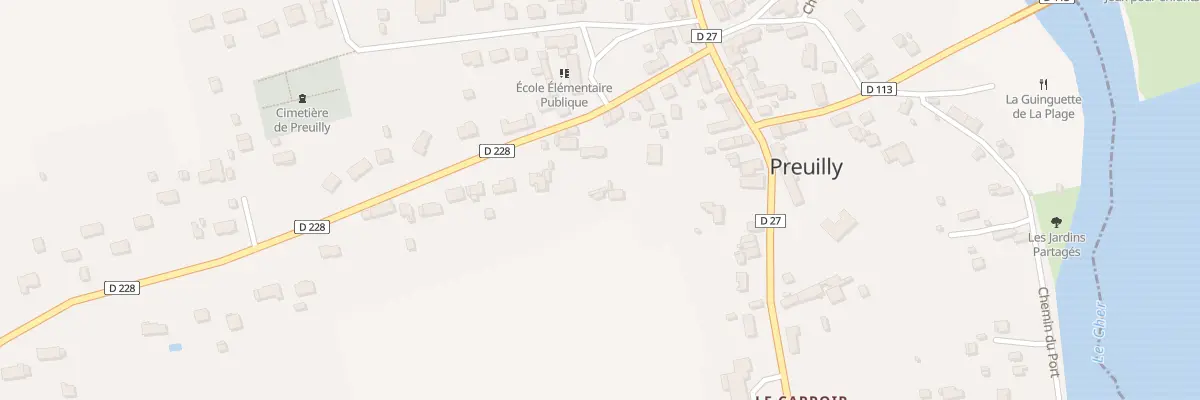 Plan du 9001 Le Bourg à Preuilly