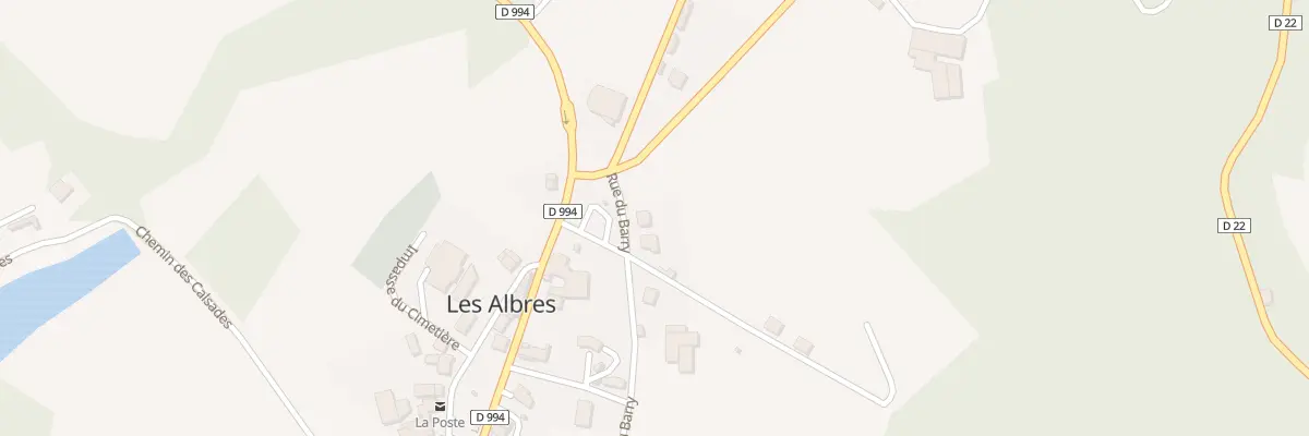 Plan du 5015 Les Albres aux Albres