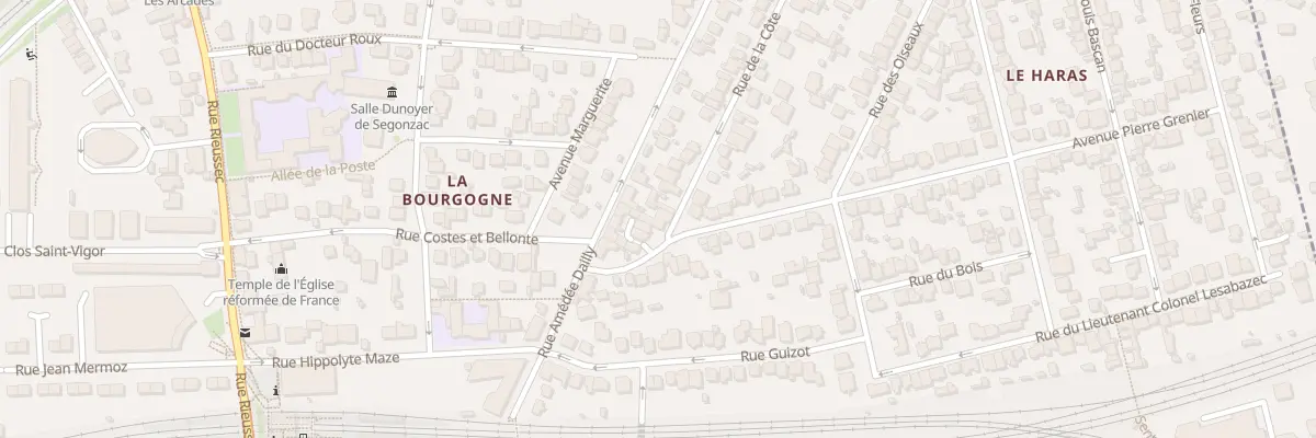 Plan du 50 Rue de la Côte à Viroflay