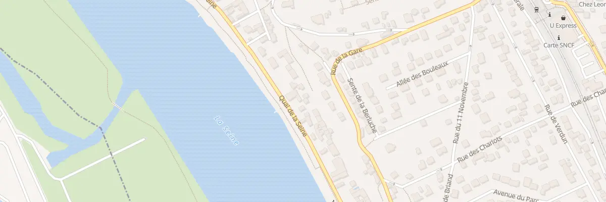 Plan du 105 Quai de Seine à La Frette-sur-Seine