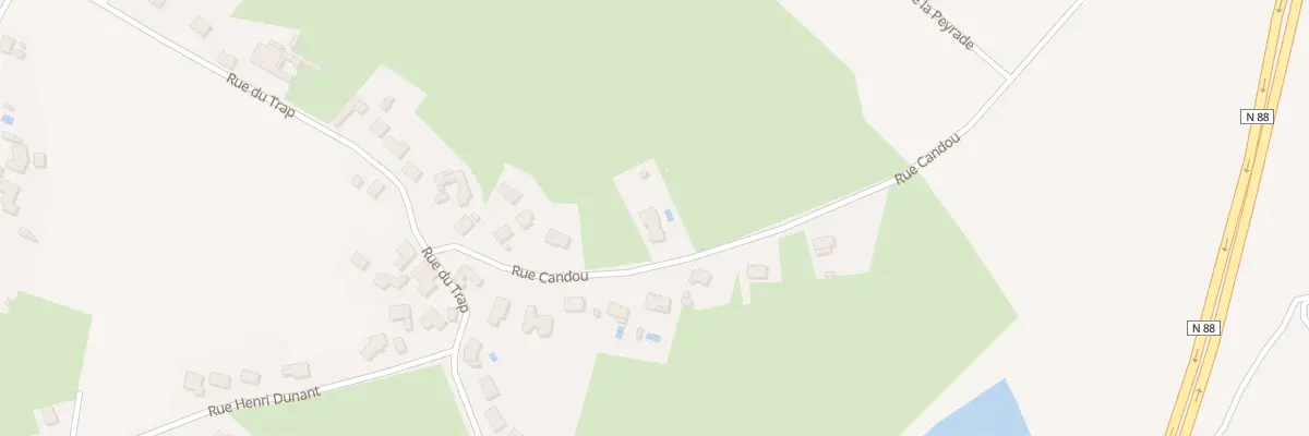 Plan du 9 Rue Candou au Garric