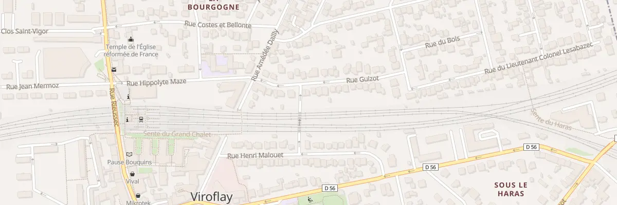 Plan du 25 Rue Guizot à Viroflay