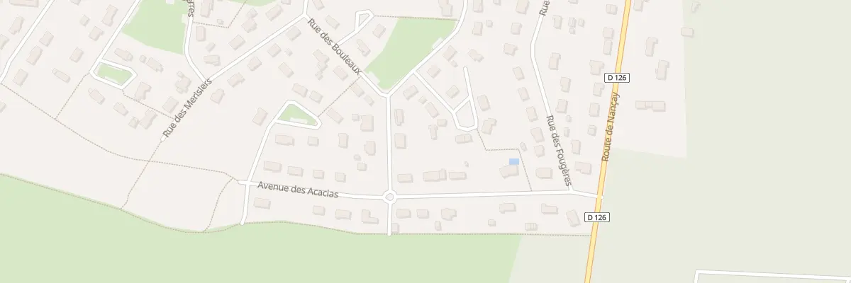 Plan du 4 All des Sorbiers à Souesmes