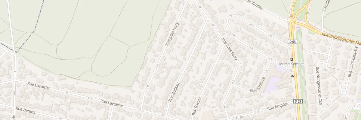 Plan du 29 Rue Boileau à Vélizy-Villacoublay
