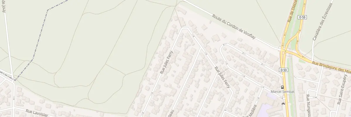 Plan du 67 Rue Jules Ferry à Vélizy-Villacoublay