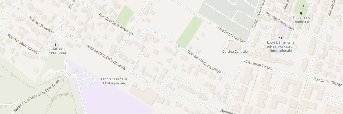 Plan du 58 Rue des Hauts Fresnays à Rueil-Malmaison