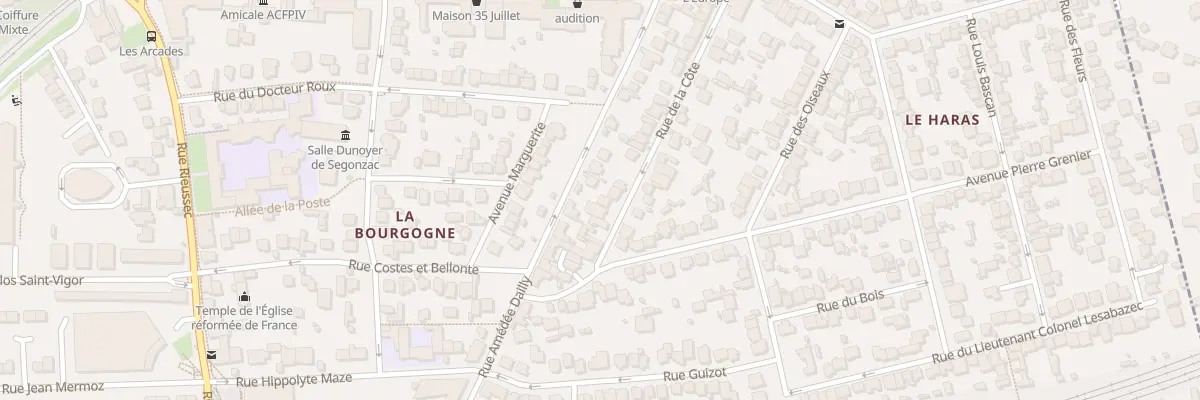 Plan du 42 Rue de la Côte à Viroflay