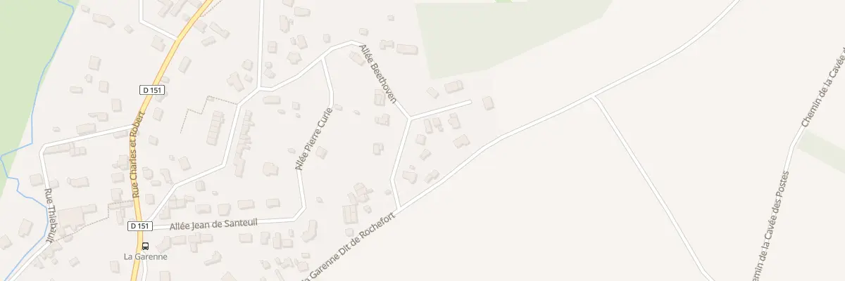 Plan du 15T All Beethoven à Nesles-la-Vallée