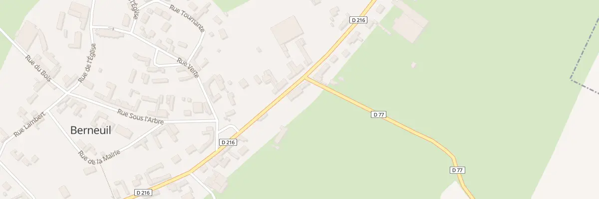 Plan du 5049 Rue de Doullens à Berneuil