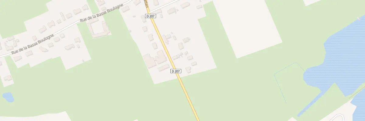Plan du 53 Rte de Watten à Houlle