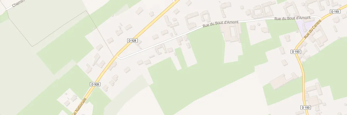 Plan du 23 Rue du Bout d’Amont à Cléty