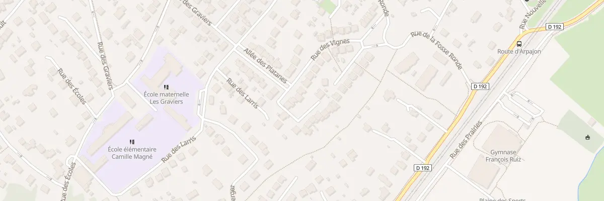 Plan du 33 Rue des Vignes à Breuillet