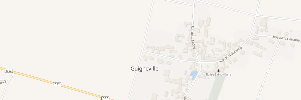 Plan du 8 Rue de la Vallée à Guigneville