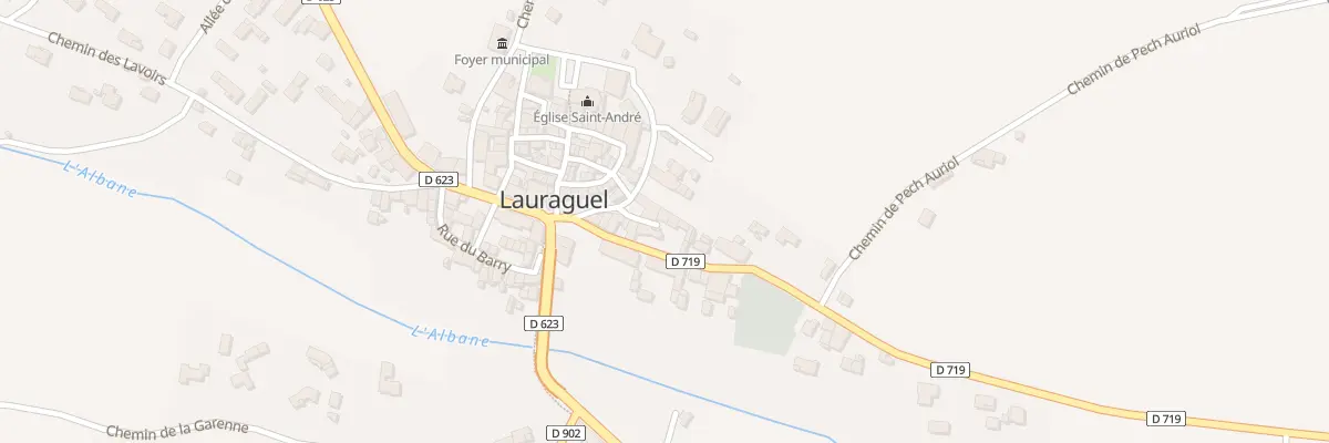 Plan du 9 Che de Taillebois à Lauraguel