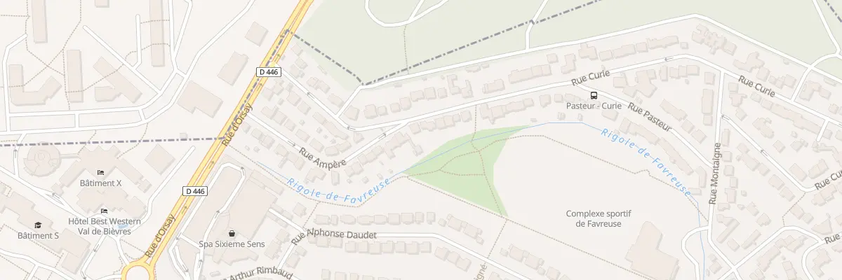 Plan du 12 Rue Curie à Saclay
