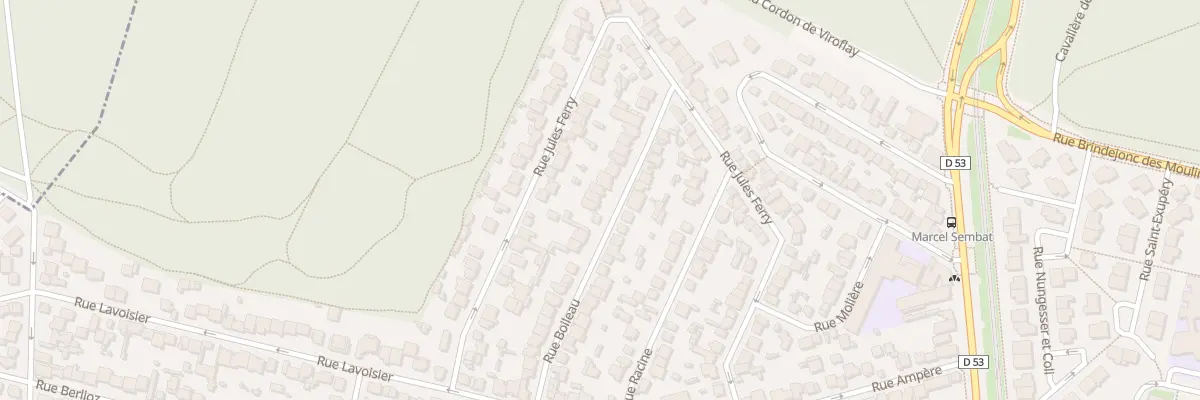 Plan du 35B Rue Boileau à Vélizy-Villacoublay