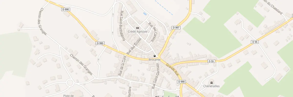 Plan du 31 Rue Grande à Chénérailles