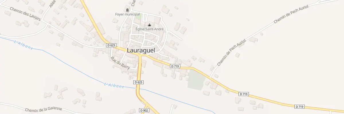 Plan du 9B Che de Taillebois à Lauraguel
