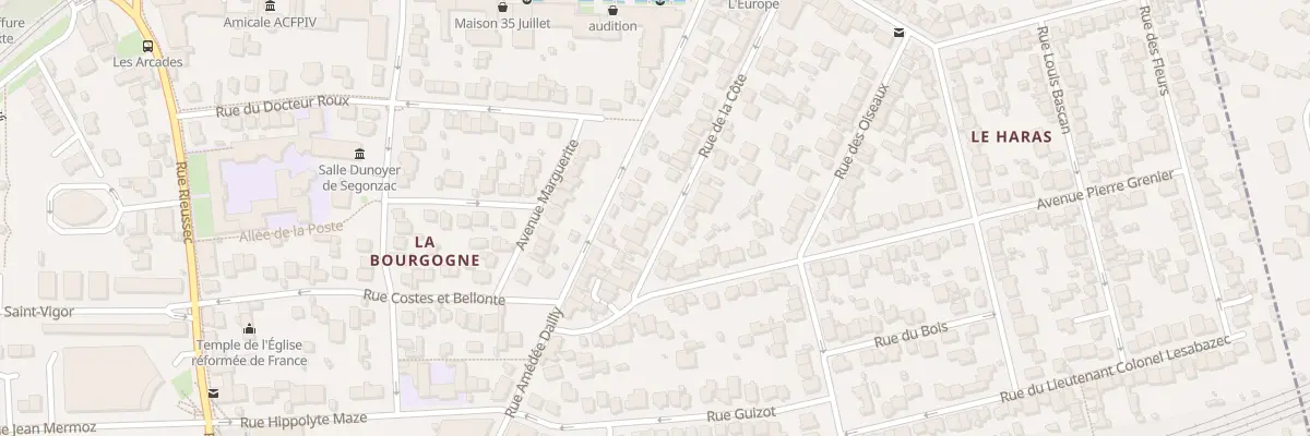 Plan du 40 Rue de la Côte à Viroflay