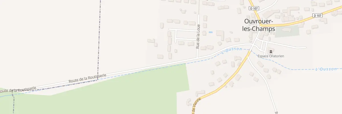 Plan du 26 Rte de la Routisserie à Ouvrouer-les-Champs