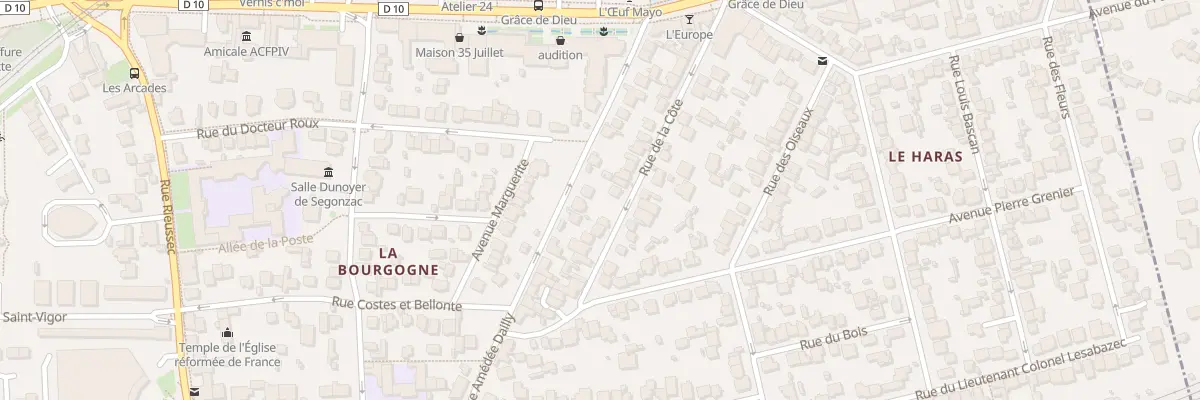 Plan du 34 Rue de la Côte à Viroflay