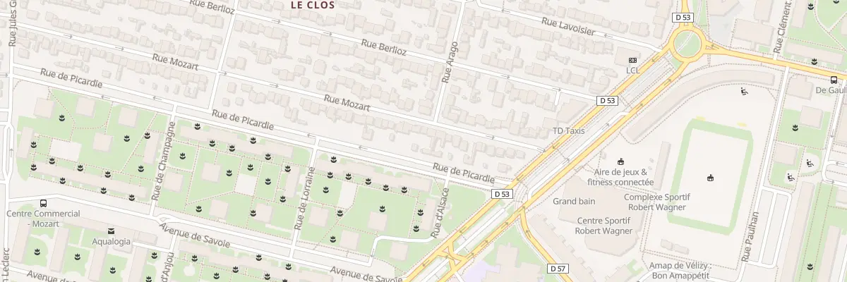 Plan du 19 Rue Mozart à Vélizy-Villacoublay