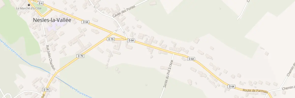 Plan du 4 Rue de Parmain à Nesles-la-Vallée
