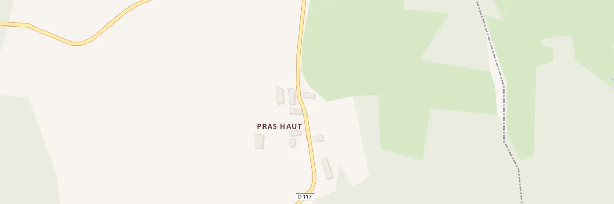 Plan du 3 Pras Haut à Sornac