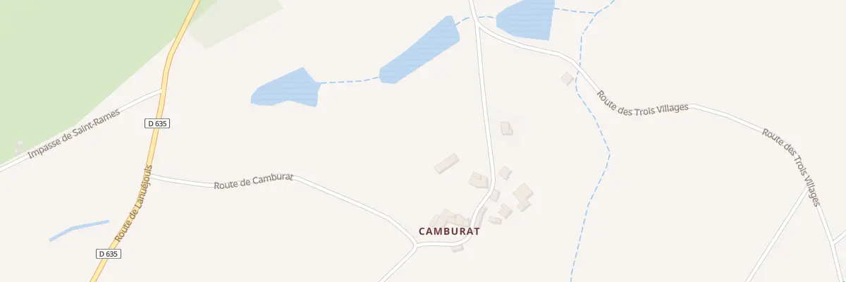 Plan du 5176 Camburat à Vaureilles