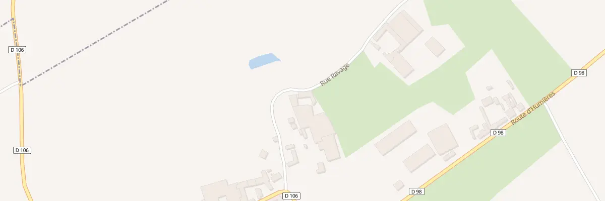 Plan du 164 Rue Ravage à Noyelles-lès-Humières