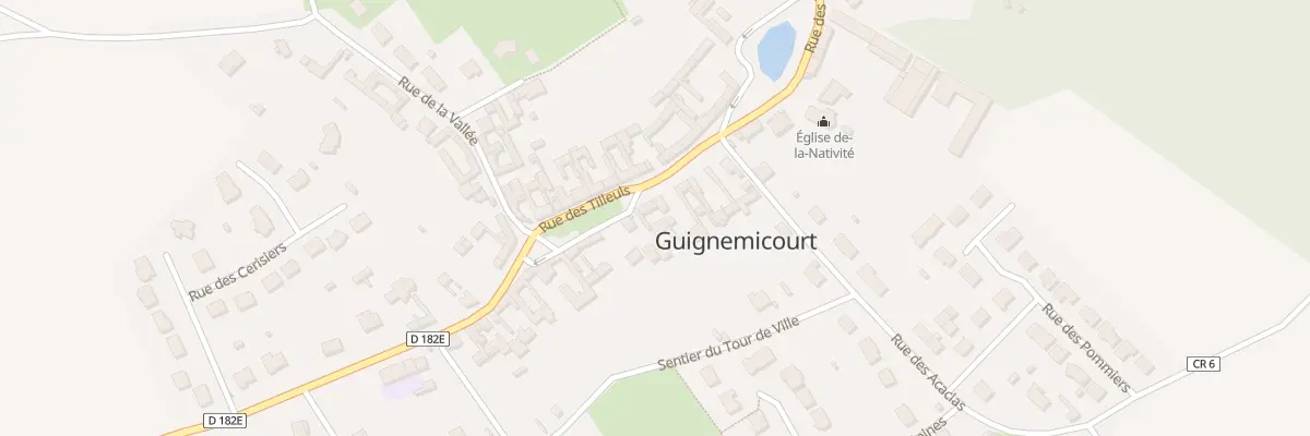 Plan du 18 Rue des Tilleuls à Guignemicourt