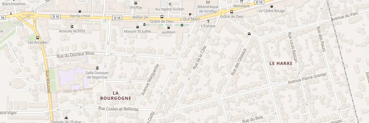 Plan du 26 Rue de la Côte à Viroflay