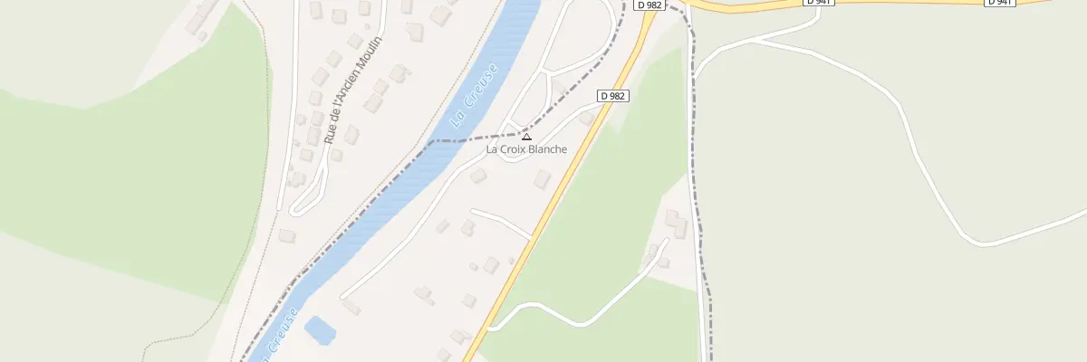 Plan du 61 Cote Ribiere à Moutier-Rozeille