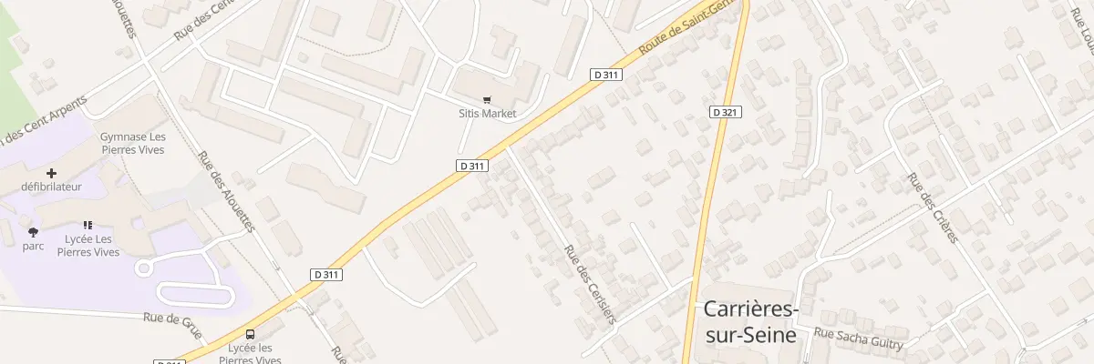 Plan du 28 Rue des Cerisiers à Carrières-sur-Seine