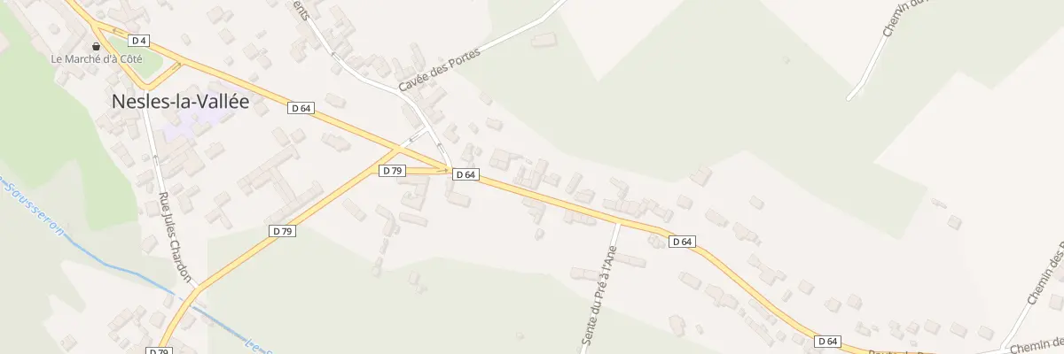Plan du 9 Rue de Parmain à Nesles-la-Vallée