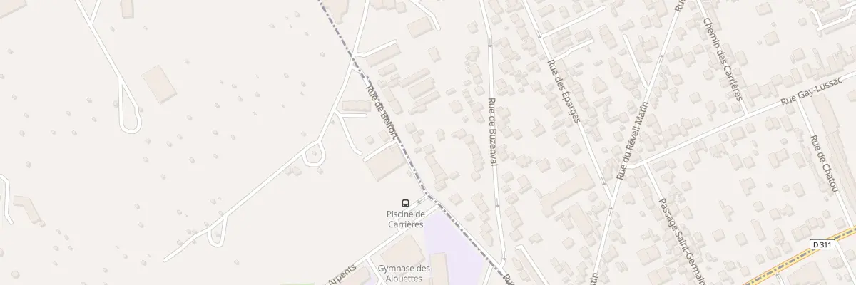 Plan du 29 Rue de Belfort à Houilles