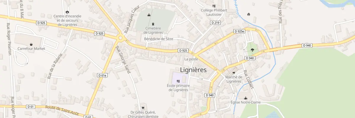 Plan du 7 Rue Louis Demay à Lignières