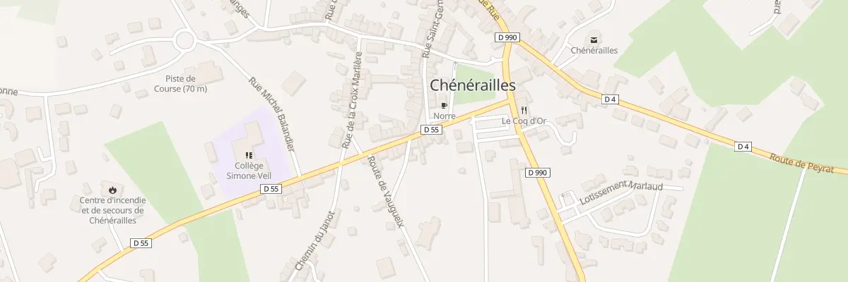 Plan du 27 Pl du Champ de Foire à Chénérailles