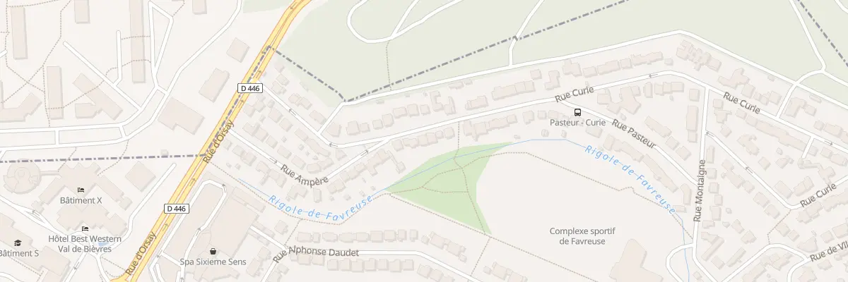 Plan du 16 Rue Curie à Saclay
