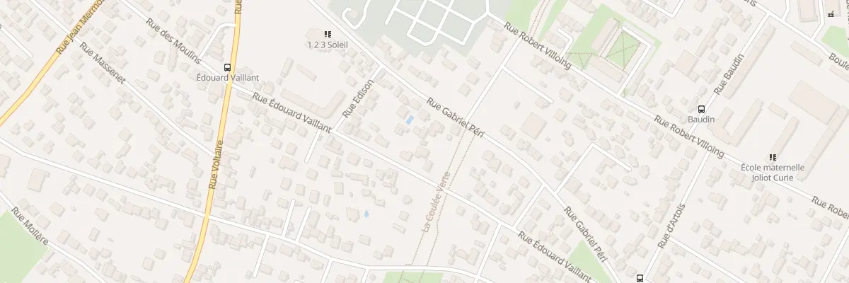 Plan du 17 Rue Edouard Vaillant à Sartrouville