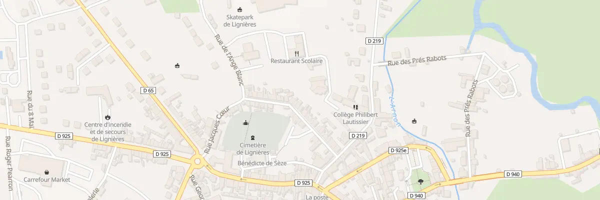 Plan du 30 Rue Jacques Coeur à Lignières