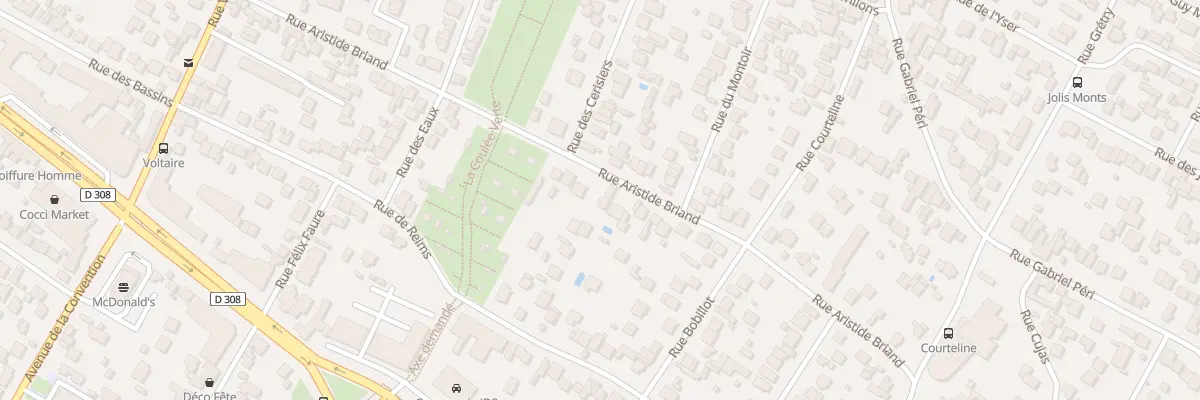 Plan du 60 Rue Aristide Briand à Sartrouville