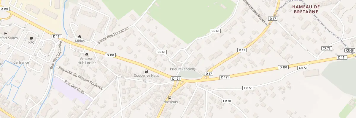 Plan du 18 Sen du Prieure à Étampes