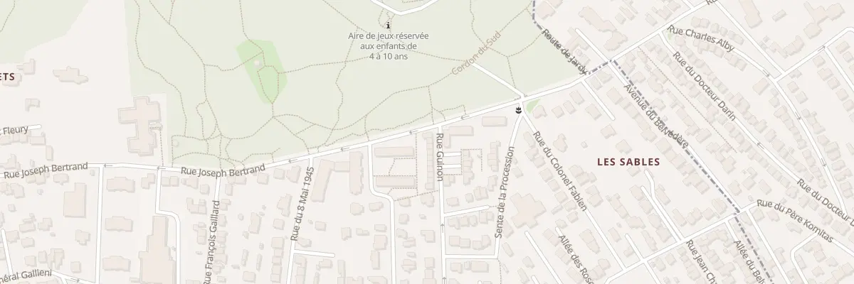 Plan du 35 Rue Guinon à Viroflay