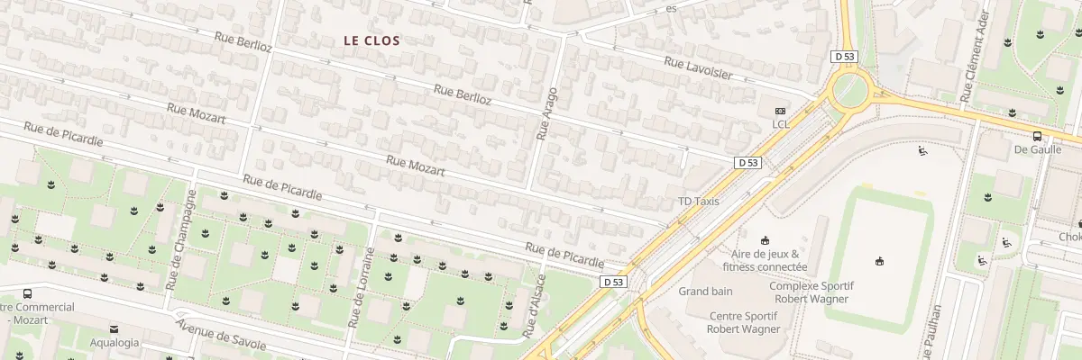 Plan du 20 Rue Mozart à Vélizy-Villacoublay