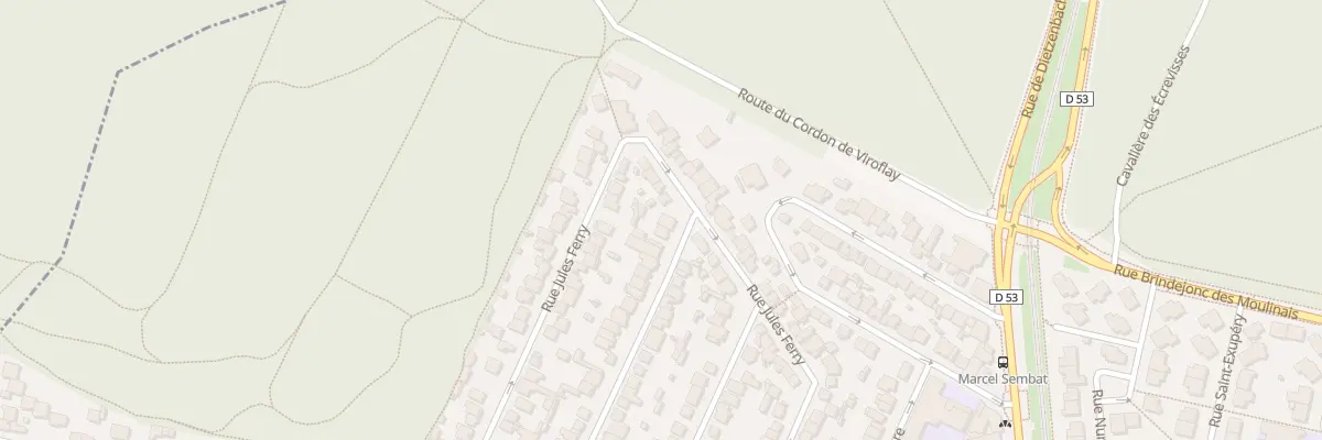 Plan du 55 Rue Boileau à Vélizy-Villacoublay
