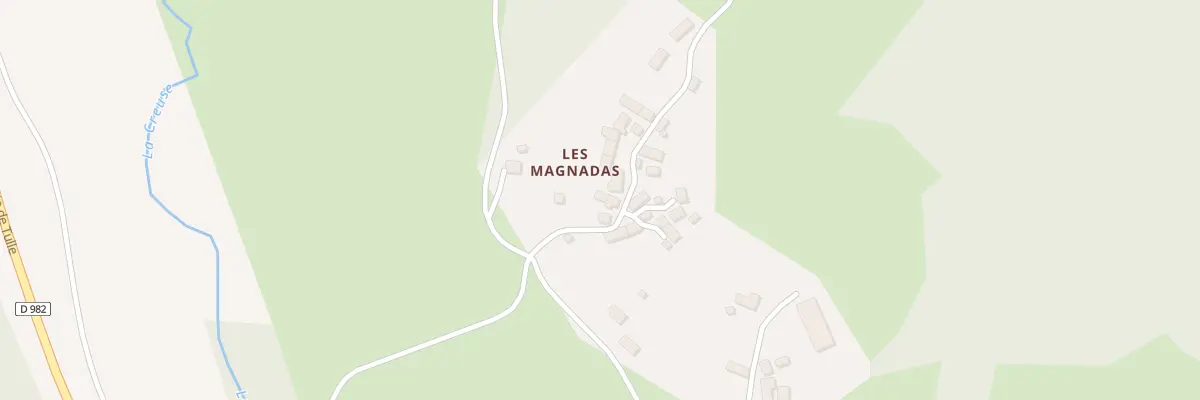Plan du 9 Les Magnadas à Croze