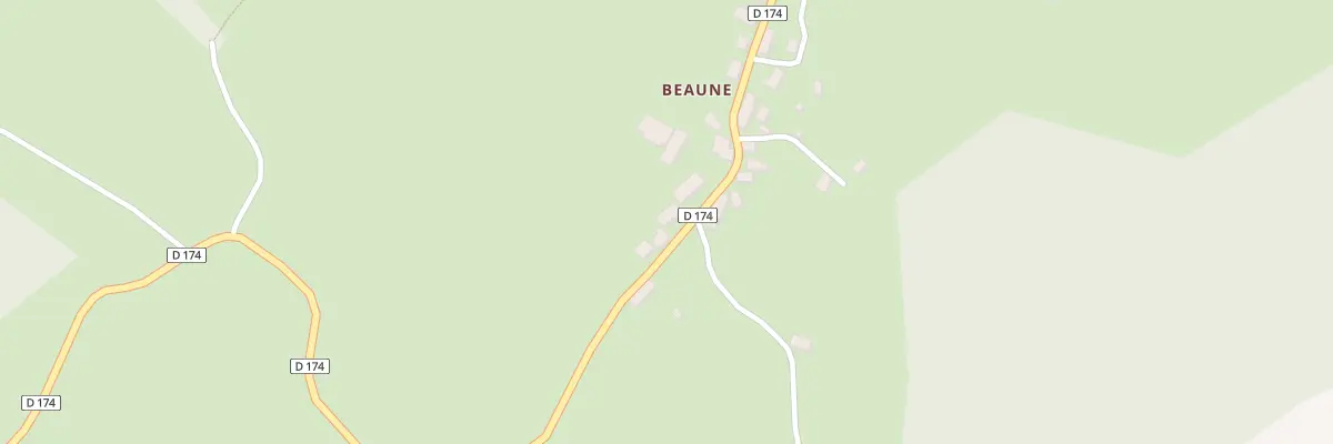Plan du 16 Beaune à Sornac
